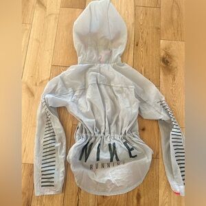 Nike Kids Raincoat - Gray with Black Accents